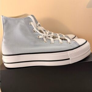 Converse Light Blue High-Top Sneakers